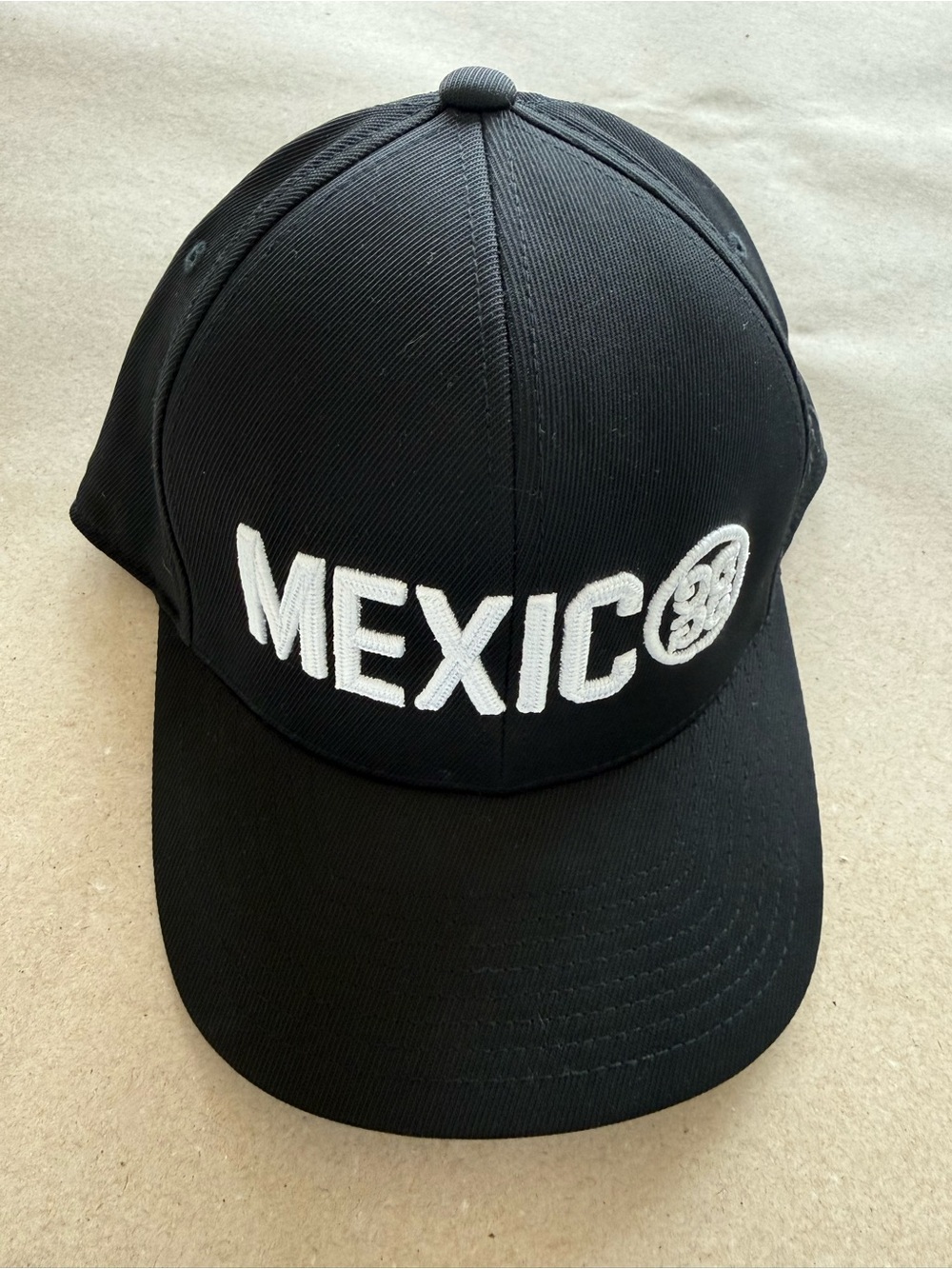 G/Fore — Mexico Embroidered Black Baseball Cap — Size OS